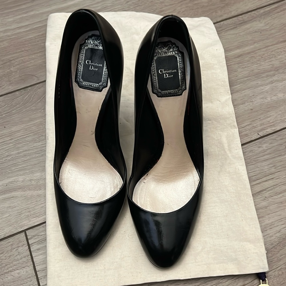 Christian Dior black heels